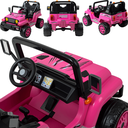 Ver imagem 3 de Carro Eletrico Jipe Infantil Peg Perego Ranger 538 Off Road 12v Modelo:rosa