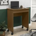 Ver imagem 2 de Mesa Escrivaninha Compacto Not 0,70 para Quarto e Office com Gaveta Freijó