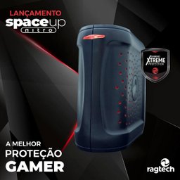DPS para PC Gamer Proteção Tripla e Transorb RJ45 Bivolt Space UP Nitro Lan Ragtech 4790 - 3