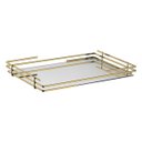 Ver imagem 1 de Bandeja Hara Celine Base Espelhada 41 X 30 Cm:dourada