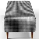 Ver mais imagens de Kit 02 Puffs Decorativo Sala de Estar Bali W01 Pés Palito 120x50cm Pied Poule - Lyam Decor