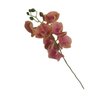 Haste De Flor Artificial Orquídea Phalaenopsis Laranja 3D 75 Cm - 1