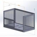 Ver imagem 4 de Berço Evolutivo 3 em 1 em Madeira Maciça com Sistema Antirrefluxo Pneumático Lion