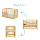 Ver imagem 7 de Berço Evolutivo 3 em 1 em Madeira Maciça com Sistema Antirrefluxo Pneumático Lion