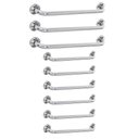 Ver imagem 2 de Alça de Apoio Inox Barra 40cm e 60cm Kit 9 Unidades Idoso Cadeirante Deficiente Box Banheiro Acessib