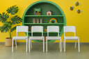 Ver imagem 1 de Kit 4 Cadeiras Infantil Iso Branca Brinquedoteca Escolas Ecomhome