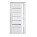 Ver imagem 1 de Porta de Alumínio Com Vidro Lado Esquerdo 210x80cm Branco WM Esquadrias