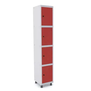 Armário Roupeiro de Aço 4 Portas 