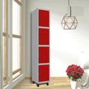 Ver imagem 5 de Armário Roupeiro de Aço 4 Portas