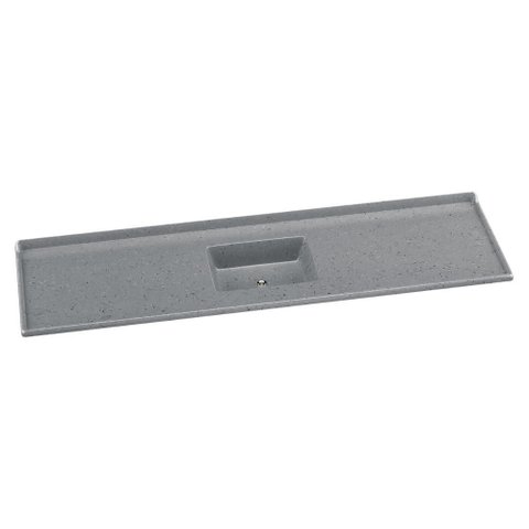 Pia de Cozinha Mármore Sintético 199x55cm Multimóveis CR20484 