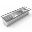 Ver imagem 2 de Cl75 Calha Umida de Embutir em Inox 75cm com 4 Modulos
