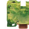 Conector Borne De Passagem Terra 35mm Verde/Amarelo Wago - 2