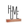 Escultura de Mesa, Palavra Home 25x27cm - 1