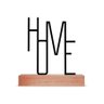 Escultura de Mesa, Palavra Home 25x27cm - 2