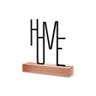 Escultura de Mesa, Palavra Home 25x27cm - 4