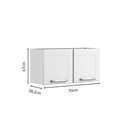 Ver imagem 5 de Cozinha Completa Aço Múltipla 14 Portas 2 Gavetas Bertolini