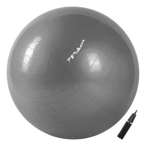 Bola De Pilates Poker Suiça Gym Ball Com Bomba De Ar - 65Cm