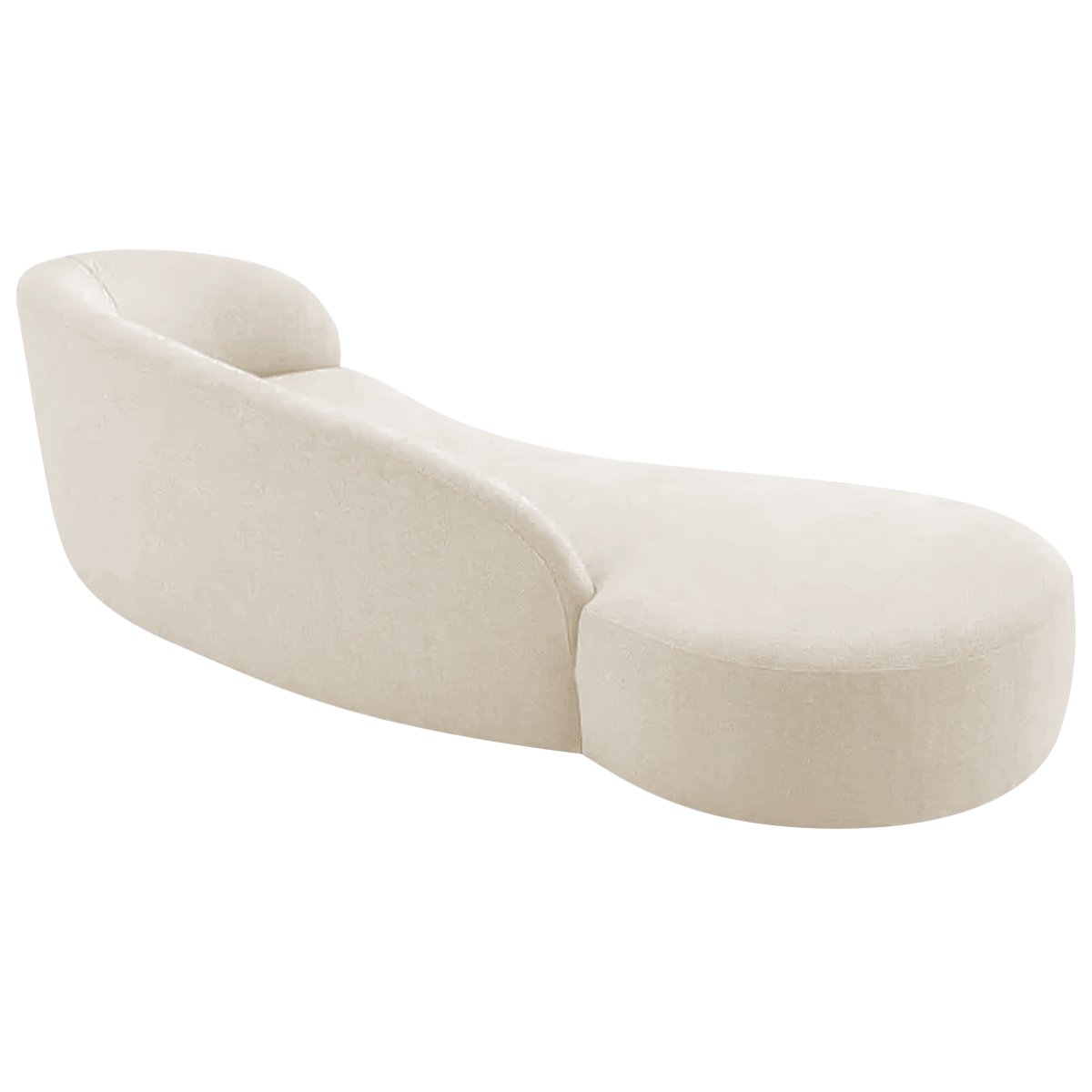 Divã Recamier Orgânico França 200cm Lado Esquerdo Bouclé - 9