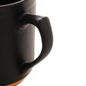 Caneca em Cerâmica Bon Gourmet Blessed Preto e Laranja 660ml - 6