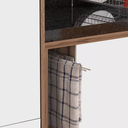Ver imagem 6 de Porta Pano de Prato Duplo Slim Organizador Cozinha Embutido