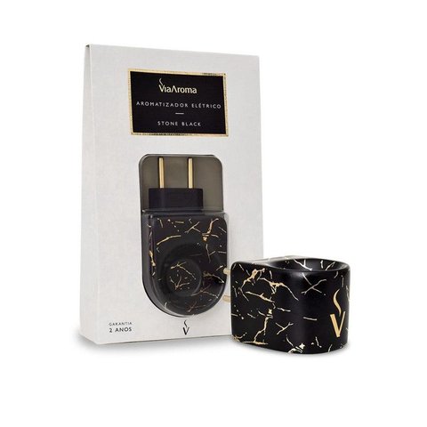 Aromatizador Elétrico Stone Black Via Aroma