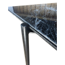 Ver imagem 3 de Mesinha Lateral Dupla com Vidro Marmorizado e Base em Ferro