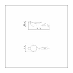 Espremedor de Limão Manual Tramontina Aço Inox Resistente - 5