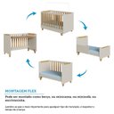 Ver imagem 5 de Quarto de Bebê Cômoda 4 Gavetas e Berço Minicama 4 em 1 Levy 100% MDF Yescasa