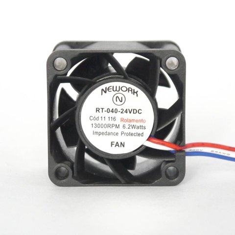 Miniventilador Nework 40X40X28 24VDC Código 11.116