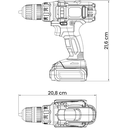 Ver imagem 7 de Parafusadeira C/ Maleta Tramontina 42383/216 12v 16 Peças