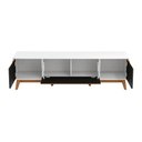 Ver imagem 4 de Rack Kappesberg 3 Portas Branco/preto Fosco 180cm