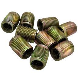 Rosca Postiça Bucha Roscada - M8x1,25 - M12x1,25 - 50 Pçs - 2