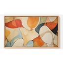 Ver imagem 2 de Quadro Decorativo N°18 160x90cm - Panorâmico Abstrato - Orgânico - Madeira Clara - Rollflex