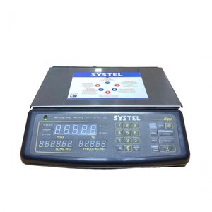 Balança Systel Clipse 30kg Preta - Bateria