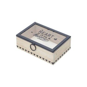 Caixa Decorativa Porta Madeira Heart Of The Home Urban H40862