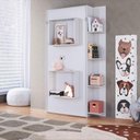 Ver imagem 4 de Cama de Solteiro Articulada com Estante para Colchão 188x78cm Multimóveis Cr40140 Branco