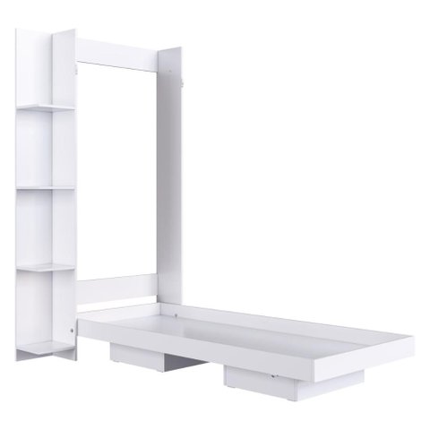 Cama de Solteiro Articulada com Estante para Colchão 188x78cm Multimóveis Cr40140 Branco