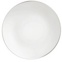 Ver imagem 1 de Conjunto 12 Pratos Rasos de Jantar Porcelana 28cm Tramontina Atena Branco Decorado Mesa Posta Servir