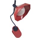 Ver imagem 1 de Luminária de Mesa com Garra Diamante Touch Articulavel Presilha LED 3 Cores Abajur Flexivel