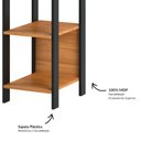 Ver imagem 4 de Estante para Livros 5 Prateleiras Industrial Freijó/preto - Dalla Costa