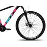 Bicicleta Mtb Aro 29 Gti Roma 21 Marchas e Freios a Disco Cor:rosa Degradê+preto;tamanho:15 - 4