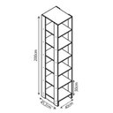 Ver imagem 3 de Closet Multi Yes com Cabideiro 2 Gavetas e 14 Prateleiras Nova Mobile