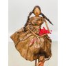 Escultura Mãe e Filho. Artesanal. Feito à mão. Papietagem - 5