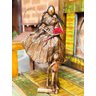 Escultura Mãe e Filho. Artesanal. Feito à mão. Papietagem - 6