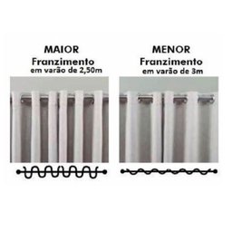 Cortina Corta Luz 4,20 x 2,50 Tecido Liso Bella Janela Titanio - 2 Cortina Corta Luz 4,20 x 2,50 Tecido Liso Bella Janela Titanio - 2
