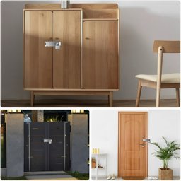 Dobradiça Porta Cadeado Fecho Trinco Zincado 14cm para Portão Gaveta Armário | Silvana | Kit 06 Un - 9