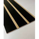 Ver imagem 4 de Placa Painel Ripado Decorativo Inspirazzo Kit com 80 Placas:preto