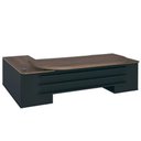 Ver imagem 4 de Mesa de Escritório 4 Gavetas 3 Nichos 2 Portas e Conector C/ Tomada Presidente Artany Charuto/preto