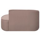 Ver imagem 4 de Kit Divã Recamier Orgânico Marrocos 150cm Lado Direito e 1 Poltronas Amore Linho