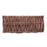 Porta Sachê de Plástico Rattan Marrom 15x7,5cm Lyor - 3